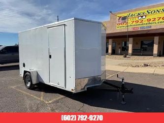 2024 Compass 12X6 Indigo Dlx Ft Cargo, White, Rd