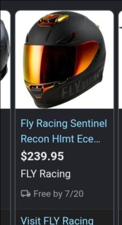 Fly racing helmet with cardo packtalk