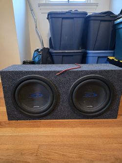Alpine 10 Inch Subwoffer and Amplifier