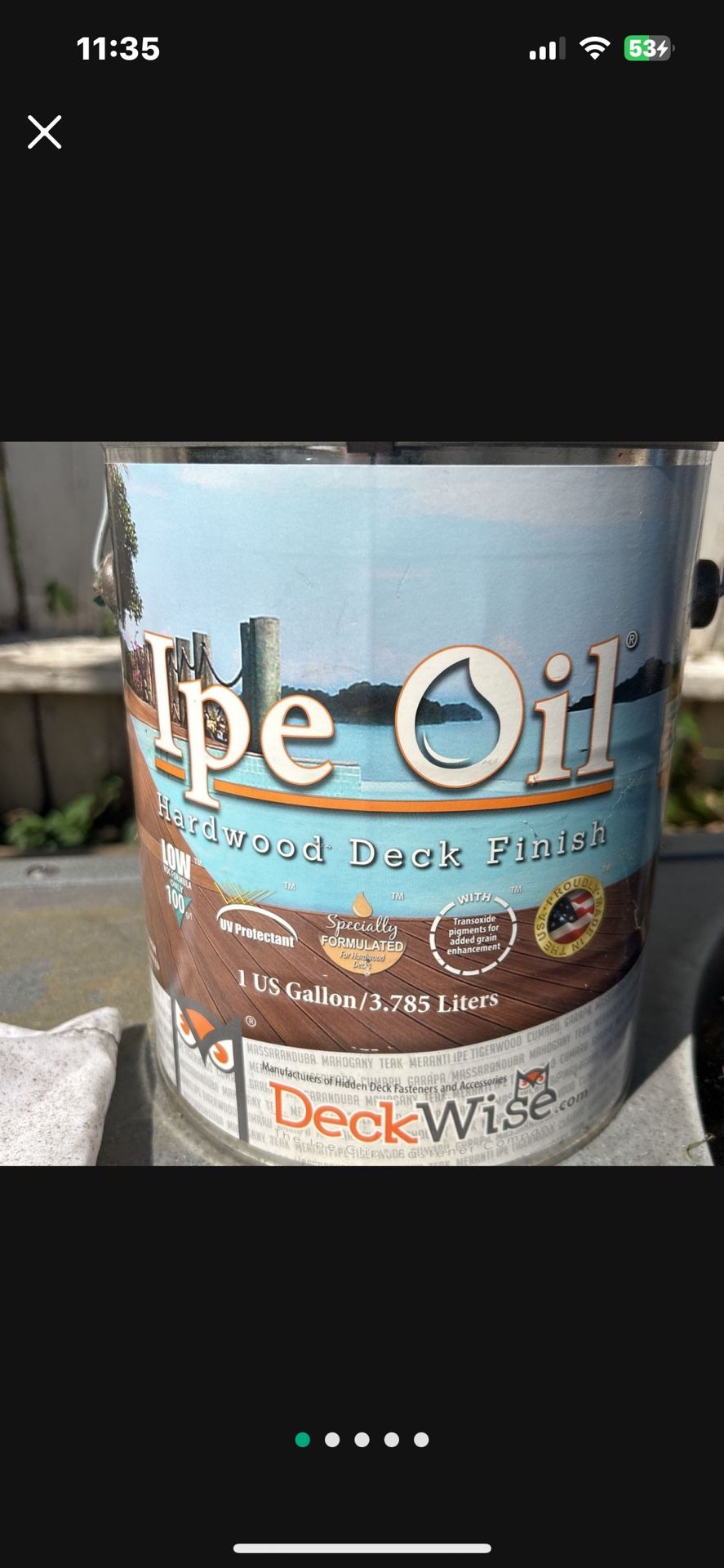Ipe Oil New