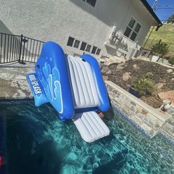 Kool Splash Inflatable Water Slide Swimming Pool Play Center,Built in Sprayers