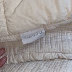 KING CasaLuna Bedspread / Comforter Neutral • 2 Shams