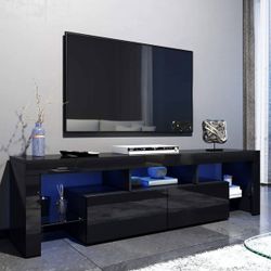 💫 BLACK TV Stand - LED’s 💫