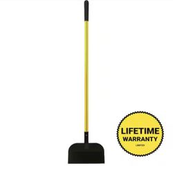 54 in. Fiberglass Handle Multi-Purpose Steel Scraper Shovel
