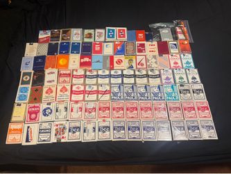 Vintage collectible playing cards
