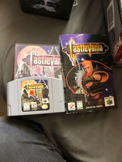 Castlevania 64 in box with original game manual