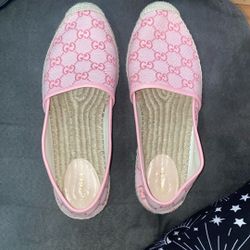 Brand New Gucci espadrilles In Pink