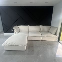 Beige Cloud Sectional (Brand New)