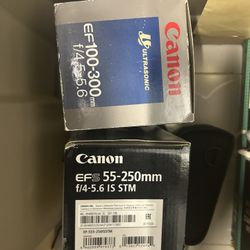 Canon Camera Lens X 2