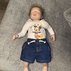 reborn doll newborn pre owned good condition