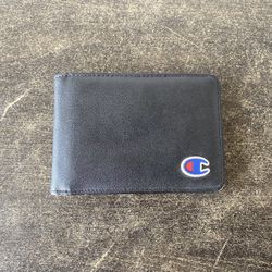 MEN'S BLACK CHAMPION LIFE DIPLOMAT BIFOLD WALLET