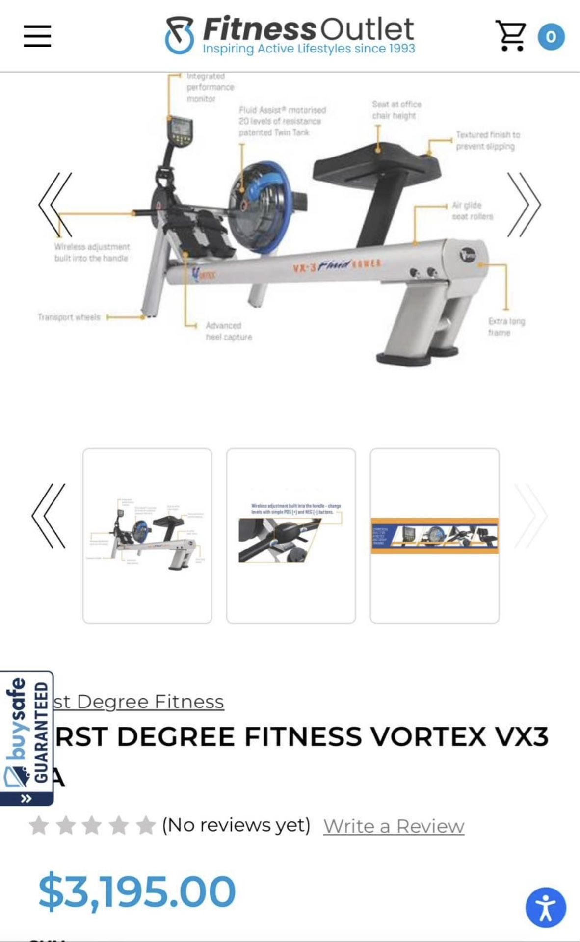 Vortex Water Row Machine