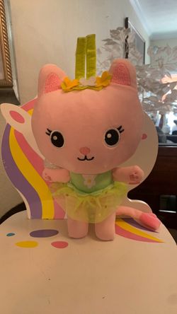 Pink Cat Plush Stuffed Plush