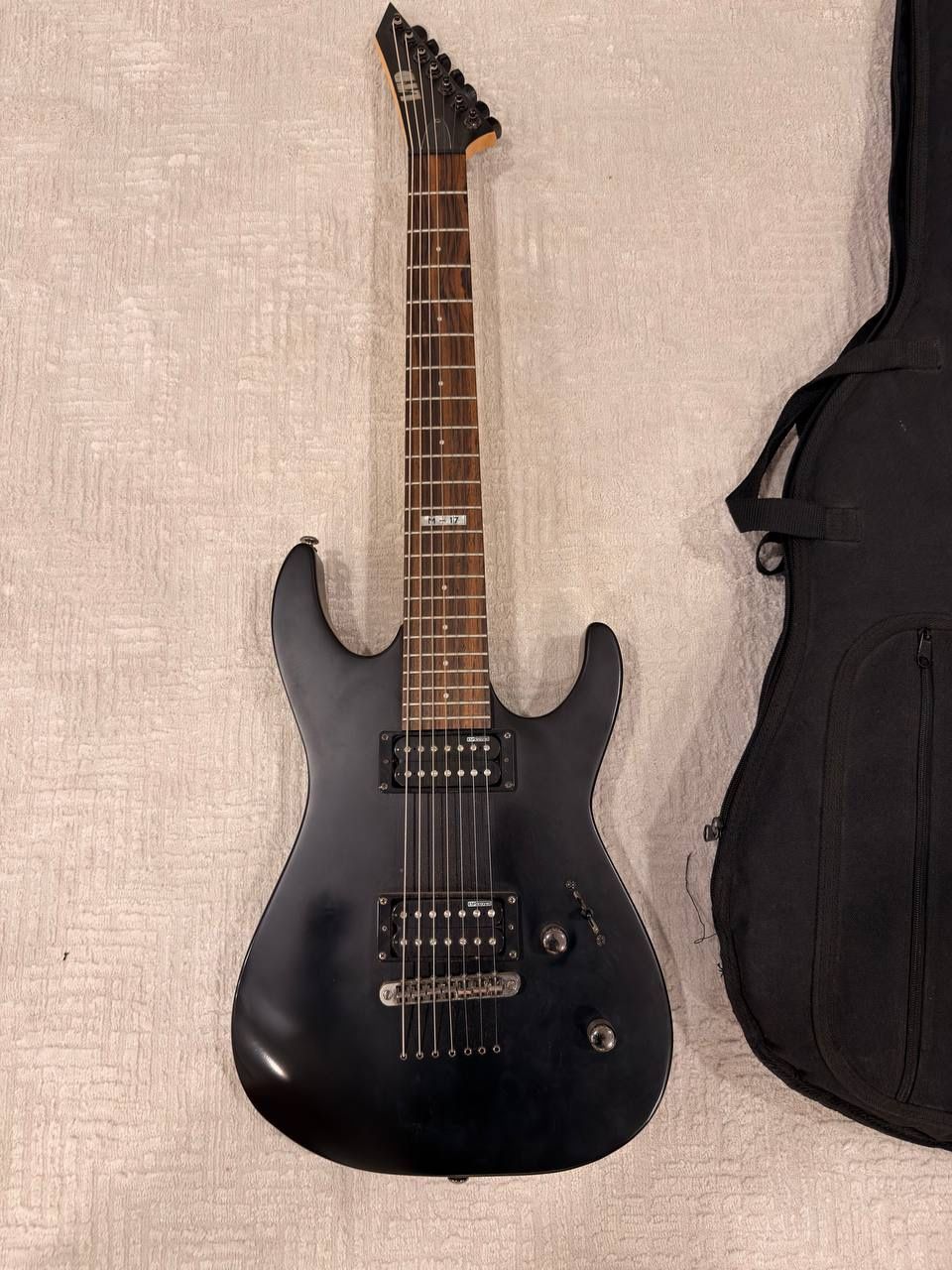 ESP LTD EC-257 7-String Electric Guitar Black
