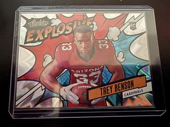2024 Explosive Trey Benson RC $60