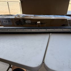 Auxbeam LED Straight Light Bar 50 Inch 288W Amber White Fog Lights, 6 Modes Strobe Yellow Offroad Driving Work Light With Memory Function For Truck Bo