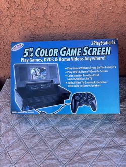 New! The INTEC 5.4" Color Game Screen for Playstation 2 PS2 is a brand new sealed accessory designed for the Sony PlayStation 2 platform. This is an o
