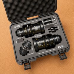 DZOFilm Pictor 20–55mm & 50–125mm T2.8 Super 35 Cine Zoom Lens Set
