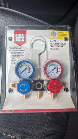 A/C manifold gauge and hoses