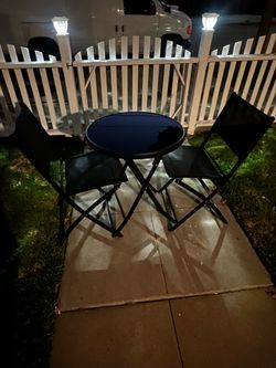 Patio Table and Chairs (foldable)