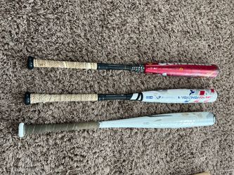 2 DeMarini and an Easton H.S. Drop -3 Baseball Bats