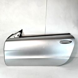 03-12 Mercedes R230 SL550 Left Driver LH Side Door Panel Silver A 2307200505