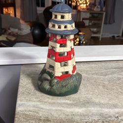 Cast Iron Light House Candle Holder 