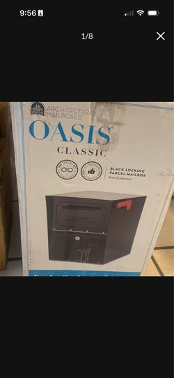 OASIS  LARGE MAILBOX W KEYS GRAY ,BLACK OR WHITE NEW