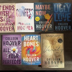 Colleen Hoover Bundle (7 Books) It Ends With Us + Verity HC + More