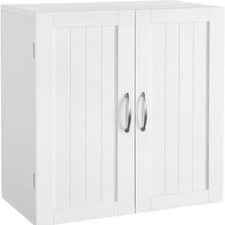 Yaheetech Armario de Pared Blanco Nuevo En Su Caja