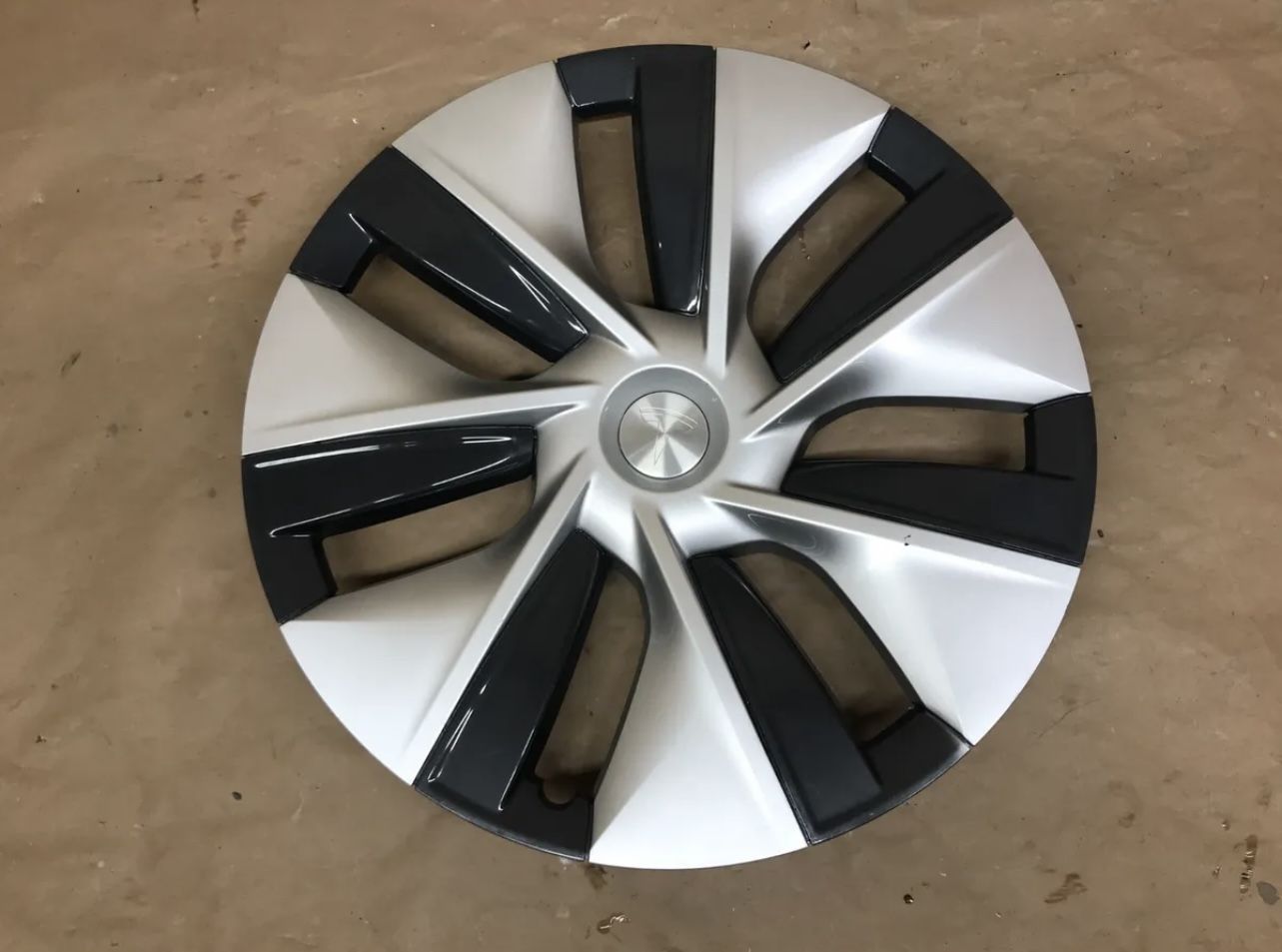 2023 Tesla Model Y 19" Gemini Wheel Cover OEM Rim Hub Cap