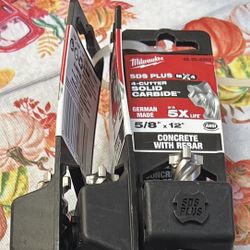 5/8 in. x 12 in. 4-Cutter SDS-PLUS Carbide Drill Bit