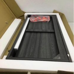 Writing Desk with Drawer, Weathered Smoke (New)