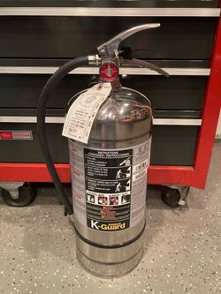 Fire Extinguisher New K-Guard Wet Chemical Pressurized Kitchen Extinguisher