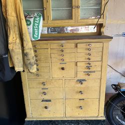 Antique Dentist Cabinet