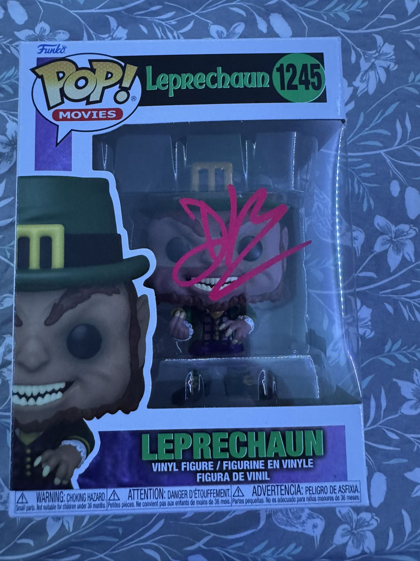 Deep Roy Signed Leprechaun Funko Pop