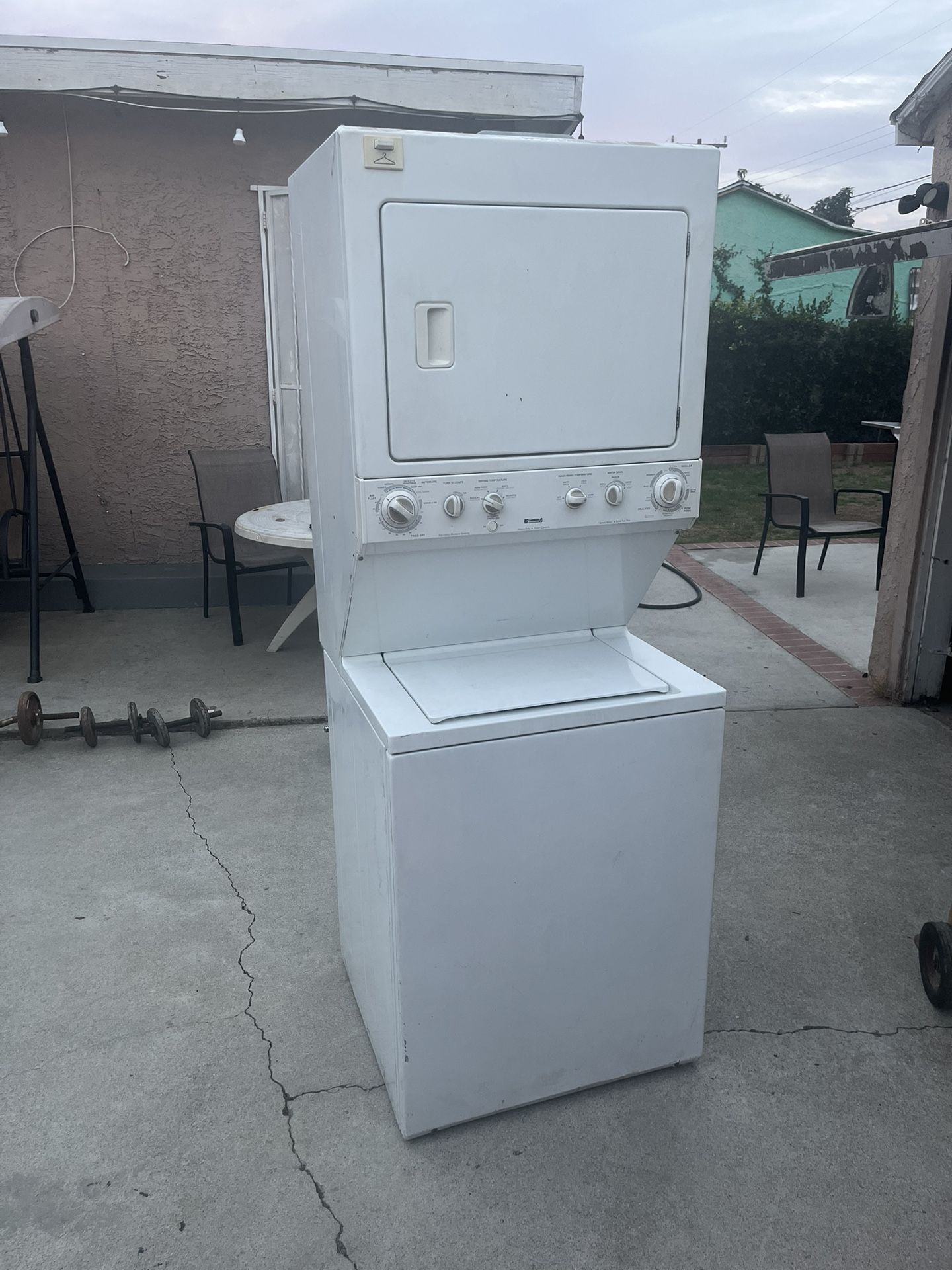 Kenmore stackable, washer and dryer