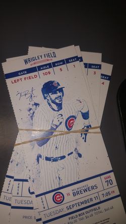 cubs tickets