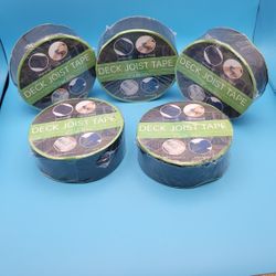 Joist Tape 2" x 50' x 5 Rolls. Butyl Joint Flashing Tape