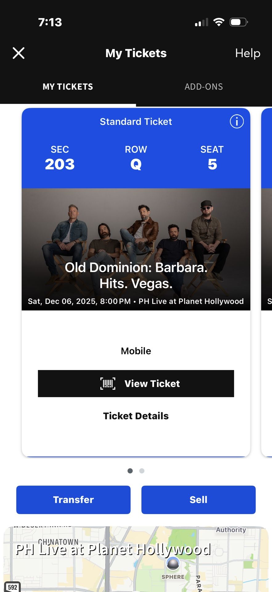 12/6 2 Old Dominion Tickets