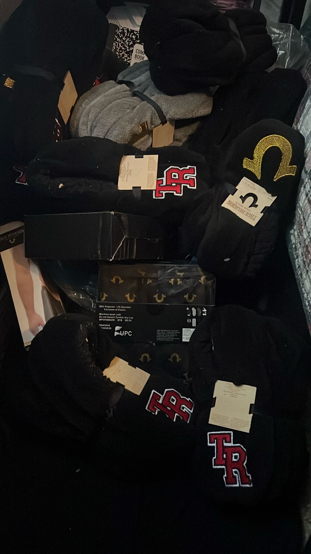 True Religion Bundle: Socks, Boxers And Slipper Socks