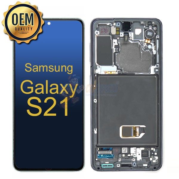 Samsung Galaxy S21 Replacement Screen With Frame