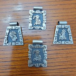 Mayan God's Lucky Charms Pure Silver