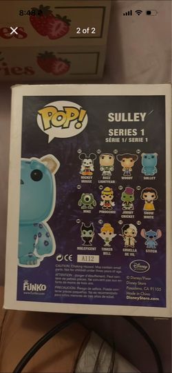 Funko Pop Sulley Series 1 Disney Figure