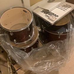 Red Tornado Drum Set