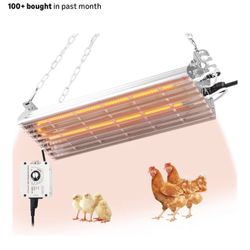 Chicken Coop 600w Heater  With Adjustable Thermostat 