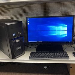 Gaming PC comes with monitor keyboard and mouse