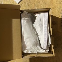 Puma All White Basket Classic Size 1C