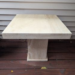 Travertine Table