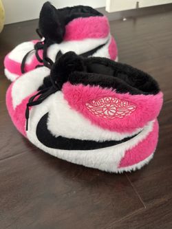 air force 1 fluffy slippers